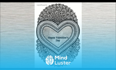 Valentine s Day Special Drawing How to Draw Mandala Art for Beginners Mandala Art with Heart