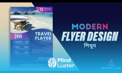 Modern Flyer Design Bangla Tutorial flyer design tutorial in illustrator