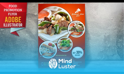 How To Design Food Flyer Illustrator Tutorial