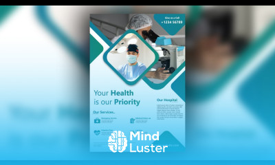 Hospital Flyer Design Adobe Illustrator