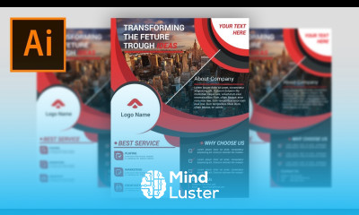 Business Flyer Brochure Illustrator Tutorial Free Download