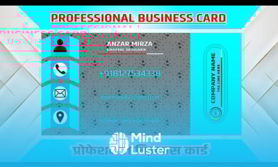How to make a professional business card in CorelDraw Professional Business card Banaye Aasani s