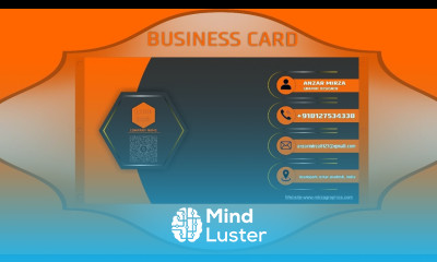 How to Make Professional Business Card Professional Visiting Cards Tuturial Hindi and Urdu