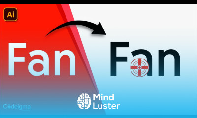 How To Create Modern Wordmark Logo Design 9 Adobe Illustrator CC Codeigma Learning