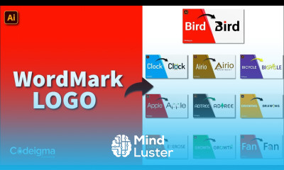 10 Modern Wordmark Logo Design 1 Adobe Illustrator CC Codeigma Learning