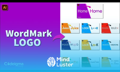 10 Modern Wordmark Logo Design 2 Adobe Illustrator CC Codeigma Learning