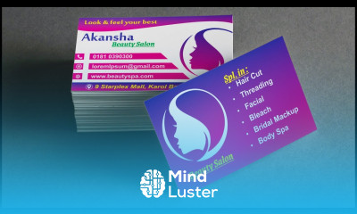 visiting card business card design in Corel draw x7 Graphic design 4u