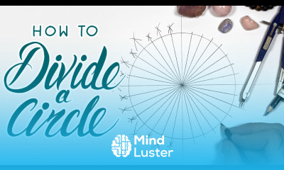 How to Divide a Circle Into Equal Parts WITHOUT a Protractor