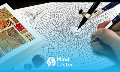 At the desk drawing patterns from the dark ages  ASMR Version