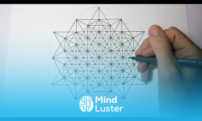 How to Draw a 64 Star Tetrahedron Grid Sacred Geometry Drawing Tutorial