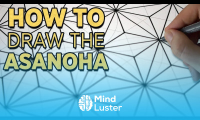 How To Draw The Asanoha Pattern Real Time Sacred Geometry Drawing