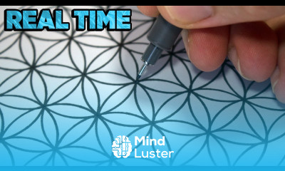 Drawing the Flower of Life in Real Time Sacred Geometry Drawing