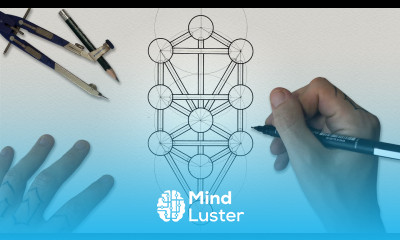 How To Draw The Tree of Life Kabbalah Sacred Geometry Drawing Tutorial