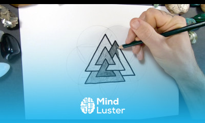 How to Draw The Valknut ▲ Drawing Tutorial