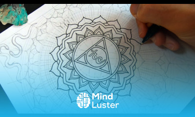 Drawing a Vishuddha Mandala and Talking About Trust