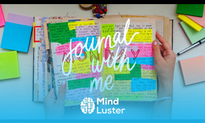 journal with me easy page idea