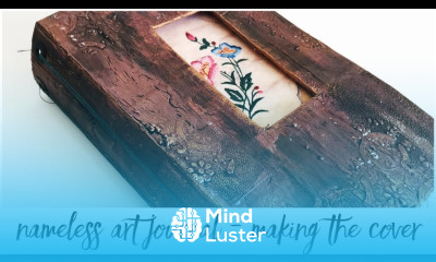 Nameless Vintage Art Journal Series Making The Cover