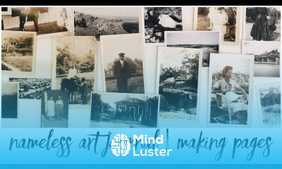 Nameless Vintage Art Journal Series Making The Pages