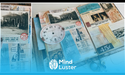 Nameless Art Journal Using Vintage Photographs In Your Art Journal