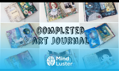 Completed Art Journal Flip Through