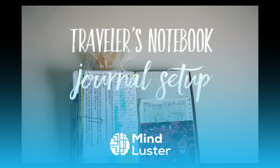 My First Traveler s Notebook Initial Set Up For Journalling