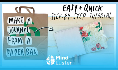 EASY Paper Bag Junk Journal Tutorial Step By Step DIY Last Minute Gift