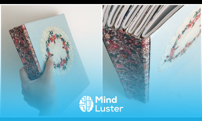 How to make an easy no sew journal step by step tutorial DIY