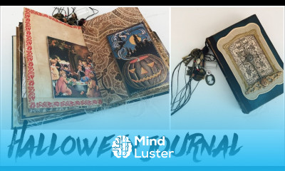 Halloween Junk Journal Process And Flip Through Video