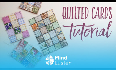 DIY Quilted Card Tutorial Easy Quilted Paper Using Your Scraps FREE Printable