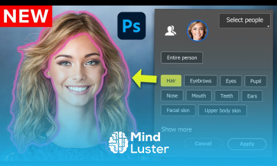 New in Photoshop 1 Click Auto Select for Faces Clothing More
