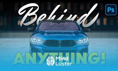 Place Text Behind An Object in Photoshop For Beginners