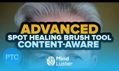 How To Use The SPOT HEALING BRUSH TOOL With CONTENT AWARE in Photoshop ADVANCED Method