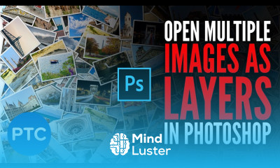 Open MULTIPLE Images as Layers In Photoshop Quick Easy