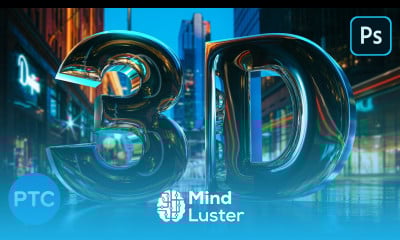 Chrome 3D Text in Photoshop 2020 Update