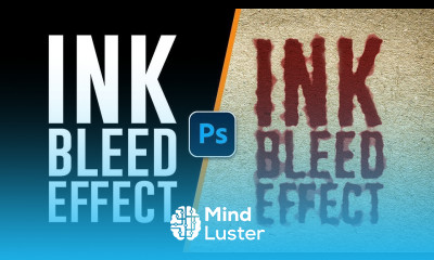 Make Your Text Bleed INK BLEED EFFECT in Photoshop