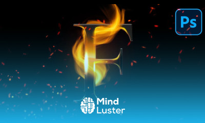 Fire Text Effect with The Flame Generator Photoshop Tutorial