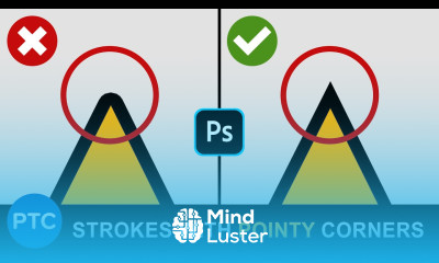 Make Strokes with POINTY Corners in Photoshop 90 Second Tip 23