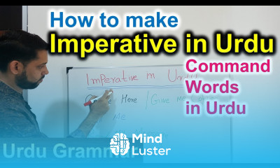How to Form Imperative in Urdu Urdu Grammar Lesson