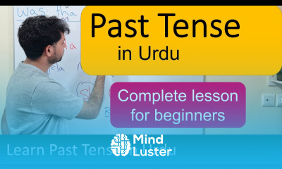 Past Tense in Urdu Use of Was Were in Urdu