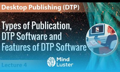 Lecture 4 Types of Publication DTP Software and Features of DTP Software Desktop Publishing DTP
