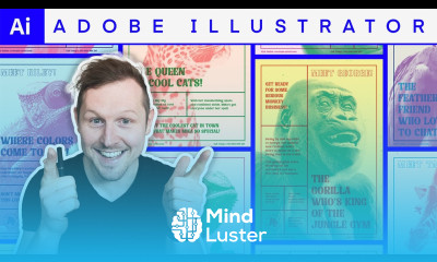 SCREEN PRINT Poster Effect In Adobe Illustrator Poster Design Tutorial