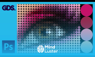 Circle Dot pixel effect In Adobe Photoshop