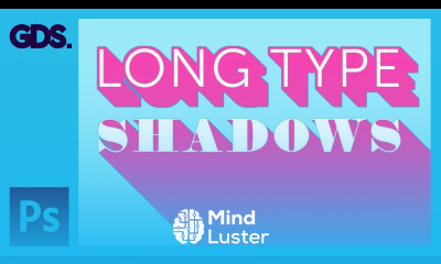 Long type shadows in Adobe Photoshop