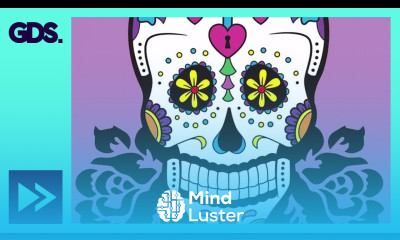 Dia de los Muertos Speed Art Day of the dead Sugar Skull Artwork Adobe Illustrator