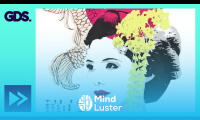 Japanese Geisha Speed Demo Screen Print Effect Photoshop Illustrator Tutorial