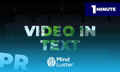 Video in Text Adobe Premiere Pro 1 Minute Tutorial