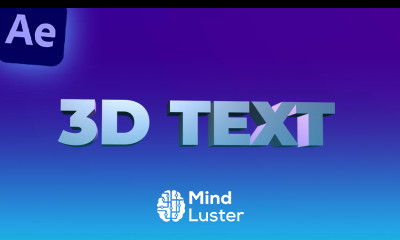 Create 3D Text in Adobe After Effects 2023