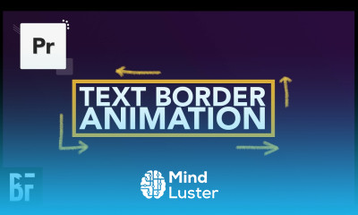 Simple Text Border Animation Premiere Pro Tutorial