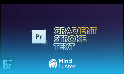 Gradient Stroke Text Premiere