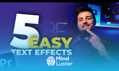 5 EASY Text Effects in Adobe Premiere Pro 2024